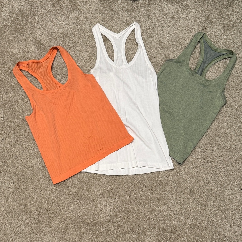Lululemon racer back tanks